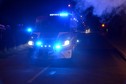 OSP Szynkielów ma nowy wóz strażacki. Witano go racami i fajerwerkami